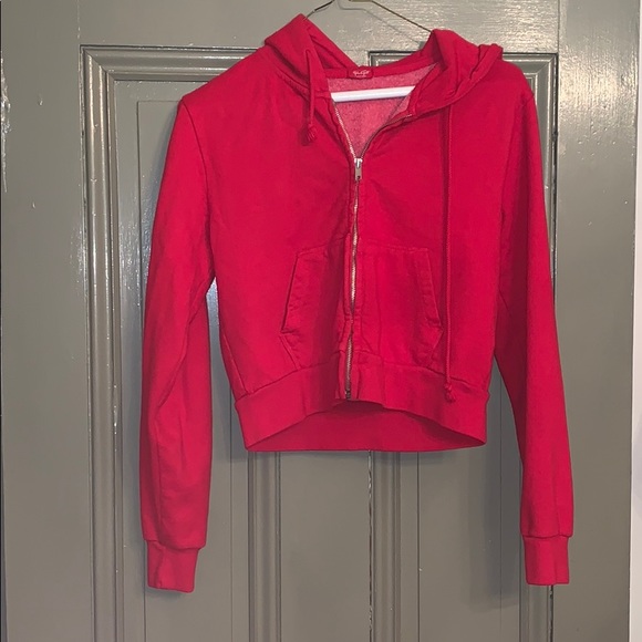 Brandy Melville Tops - John Galt Cropped Hoodie one size